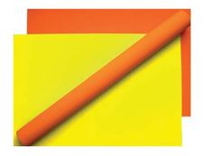 Apli Agipa - Papier rouleau fluo - 70 cm x 10 m - jaune fluo