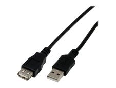 MCL Samar - Rallonge de câble USB 2.0 type A (M) vers USB 2.0 type A (F) - 1 m