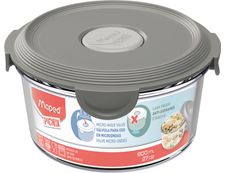 Maped Picnik Concept Adult - Boite à déjeuner en verre compact 800 ml - gris