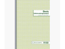 Exacompta - Manifold Carnet de devis pour micro-entrepreneurs - 50 dupli - A4