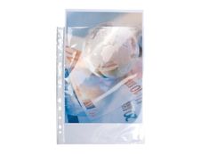 Exacompta - 100 Pochettes perforées - A4 - 9/100 - cristal