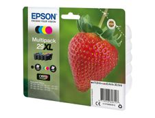 Epson 29XL Fraise - Pack de 4 - noir, cyan, magenta, jaune - cartouche d'encre originale
