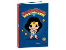 3661507516639-Cahier de textes DC Superfriends - 15 x 21 cm - Batman ou Wonderwoman - Kid'Abord--0