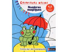 Coloriages malins - Nombres magiques moyenne section 4/5 ans