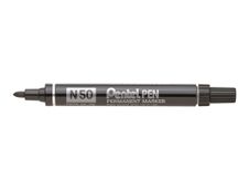 Pentel PEN N50 - Marqueur permanent - pointe ogive - noir