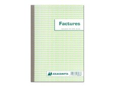 Exacompta - Manifold Carnet de factures avec TVA - 50 dupli - A5