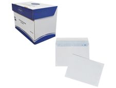 La Couronne - 200 Enveloppes C5 162 x 229 mm - 100 gr - sans fenêtre - blanc - bande auto-adhésive