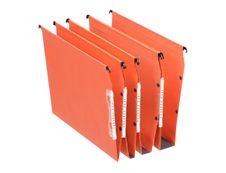 Esselte Dual - 25 Dossiers suspendus pour armoires - fond V - orange
