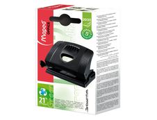 Maped Essentials Green - Perforateur recyclé - 25 feuilles - 2 trous