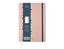 Oberthur Carmen - Carnet de notes souple A5 - ligné - rose poudré