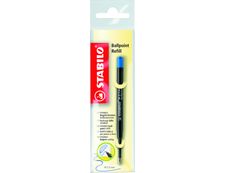 STABILO - Recharge pour stylo EASYball, Pointball - bleu - 0.5 mm - pointe moyenne