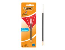 BIC 4 Couleurs - 2 Recharges pour stylo à bille - rouge - 0.32 mm
