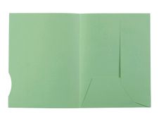 Exacompta Super 210 - 50 Chemises 2 rabats - 160 gr - couleurs assorties