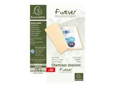 Exacompta Forever 180 - 50 Chemises - 170 gr - pour 200 feuilles - bleu clair