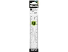 Wonday - Règle 20 cm (double décimètre) - transparente