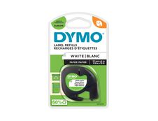 Dymo Recharge DYMO pour titreuse Rhino 19mm x 3,5m noir sur blanc - prix  pas cher chez iOBURO- prix pas cher chez iOBURO