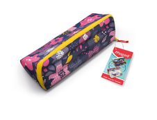 Maped - Trousse à ouverture XXL Motif - flower rose - réversible et personnalisable