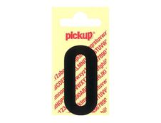 Pickup - Étiquette autocollante - 150 mm - Lettre O - noir mat
