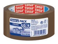 Tesapack Strong - Ruban adhésif d'emballage - 50 mm x 66 m - havane
