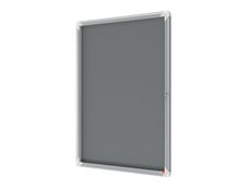 Nobo - Vitrine intérieure 9 A4 (704 x 970 mm) - cadre gris