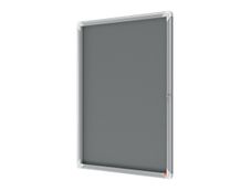 Nobo - Vitrine intérieure 9 A4 (704 x 970 mm) - cadre gris