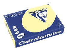 Clairefontaine Trophée - Papier couleur - A4 (210 x 297 mm) - 80 g/m² - 500 feuilles - canari