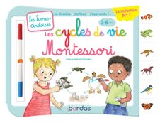 Livre ardoise Montessori : les cycles de vie