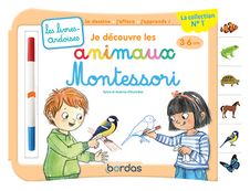 Montessori - Les livres-ardoises - Je decouvre les animaux