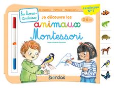 Montessori - Les livres-ardoises - Je decouvre les animaux