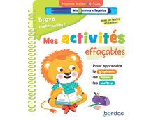 Bravo les maternelles - Mes activités effaçables - Moyenne section