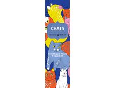 60 Marque-pages à colorier - Chats
