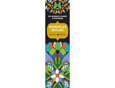 60 Marque-pages à colorier - Mandalas nature