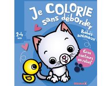 Je colorie sans déborder (2-4 ans) : Bébés animaux (Chaton et canard)