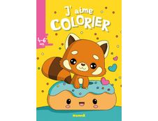 J'aime colorier (4-6 ans) : Panda roux