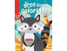 Mon gros livre de coloriage - Raton laveur