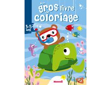 Mon gros livre de coloriage : Ourson-Tortue