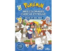 Pokemon Mes Coloriages Cherche et Trouve : Sacha et ses amis