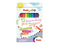 Pentel - 12 Feutres - ultra lavables