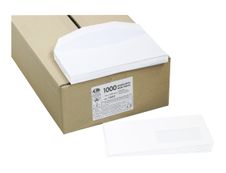 La Couronne - 1000 Enveloppes C5/6 114 x 229 mm - 80 gr - fenêtre 45x100 mm - blanc