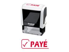 Trodat Xprint - Tampon formule "Payé" - rouge
