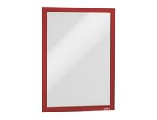 Durable Duraframe - Cadre d'affichage adhésif - A4 - rouge