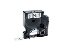 Dymo D1 - Ruban d'étiquettes auto-adhésives - 1 rouleau (12 mm x 7 m) - fond blanc écriture noire 