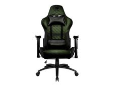 Fauteuil gamer Armor One - accoudoirs réglables - appui-tête intégré - noir et vert