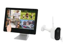 MCL  Kit de vidéosurveillance Wifi -  écran tactile, NVR intégré, caméra + carte Micro SD 128Go