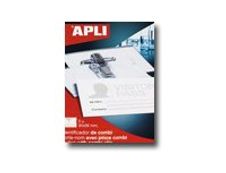 Apli Agipa - 5 Portes-badge de nom extensible - pour 90 x 56 mm - combi-clip