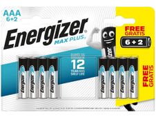 ENERGIZER Max Plus - 8 piles alcalines - AAA LR03