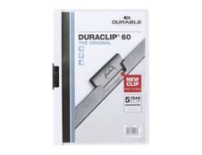 Durable Duraclip 60 - 5 Chemises à clip - A4 - blanc