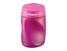 STABILO EASY - Taille-crayon - 3 trous - pour gaucher - rose