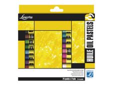 Lefranc & Bourgeois Louvre - Boîte de 24 pastels à l'huile - couleurs assorties
