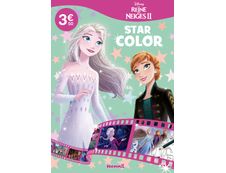Disney La Reine des Neiges 2 - Star Color (Elsa et Anna fond vert)